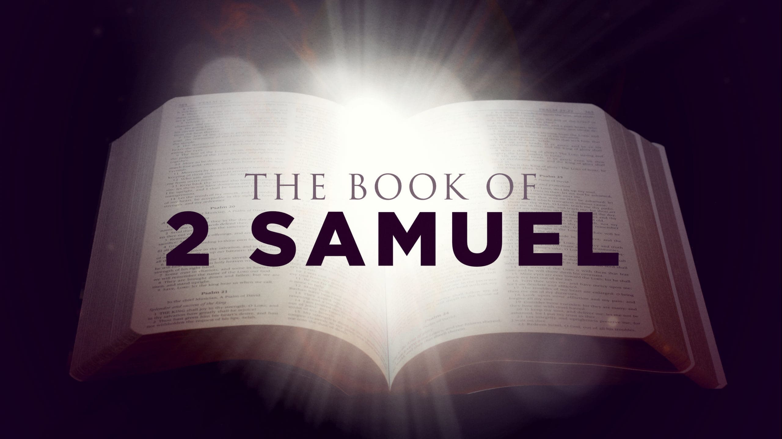 Understanding the book of 2 Samuel