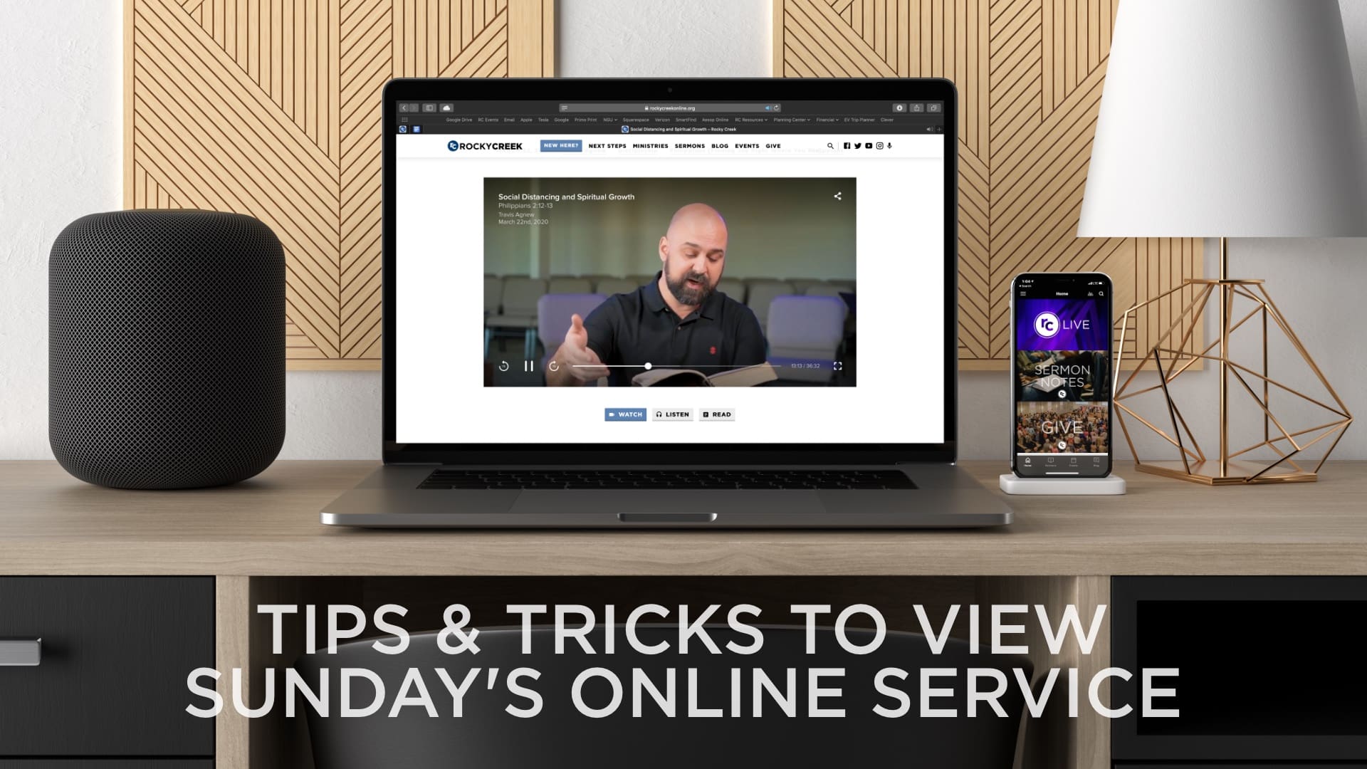 Tips & Tricks to View Sunday’s Online Service