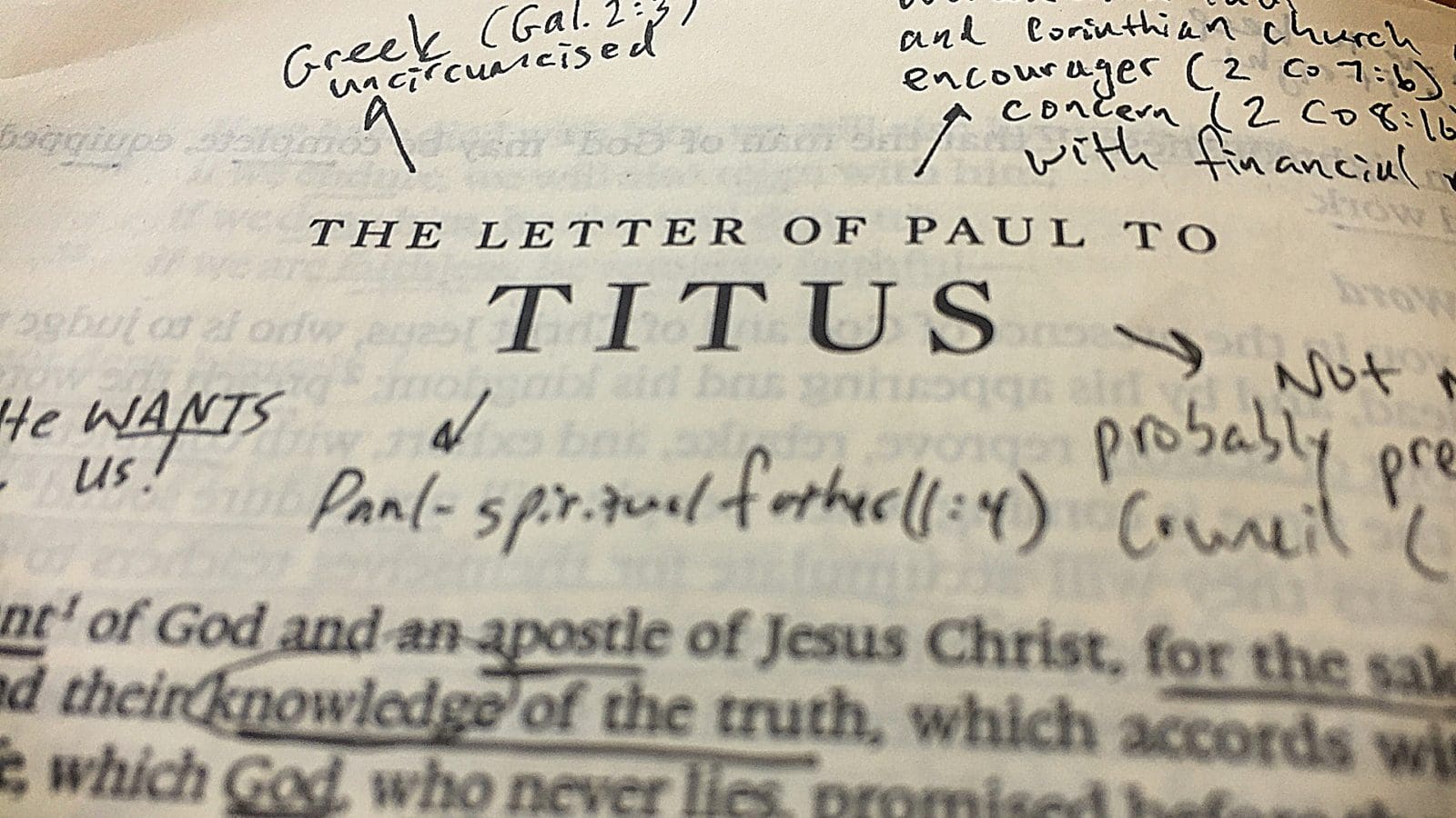 Read Titus in One Sitting